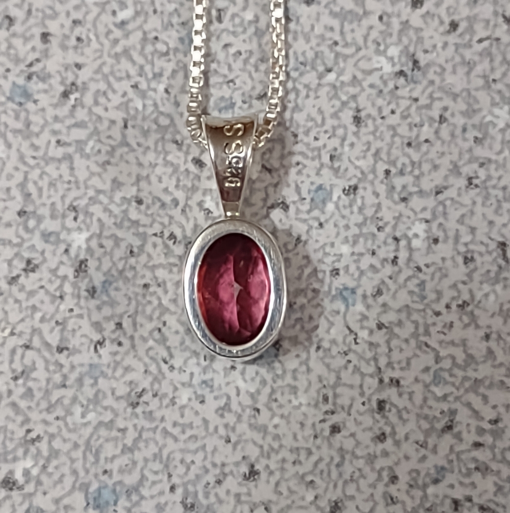 Lower Price!*Pink Tourmaline Necklace - Picture 3 of 6